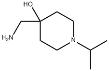 4-Piperidinol,4-(aminomethyl)-1-(1-methylethyl)-(9CI) Struktur