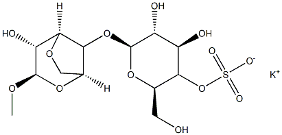 methylcarrabioside 4'-sulfate Struktur