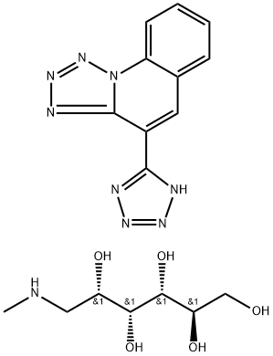 Tetrazolast meglumine [usan] Struktur