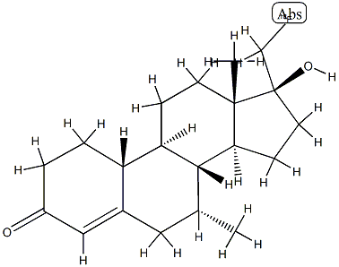 20-fluoromibolerone Struktur