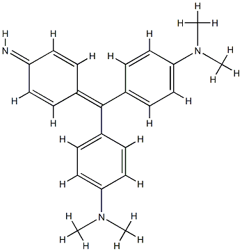 N,N,N',N'-TETRAMETHYLPARAROSANILINE Struktur