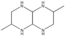 Pyrazino[2,3-b]pyrazine, decahydro-2,6-dimethyl-, (2-alpha-,4a-alpha-,6-ba-,8a-ba-)- (9CI) Struktur