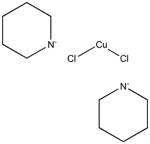 bis(pyridinio)dichlorocuprate(II) Struktur