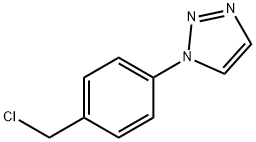 1-(4-Chloromethyl-phenyl)-1H-[1,2,3]triazole(WX632022) Struktur