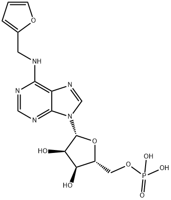 KINETIN RIBOSIDE-5'-MONOPHOSPHATE SODIUM SALT (KMP) Struktur