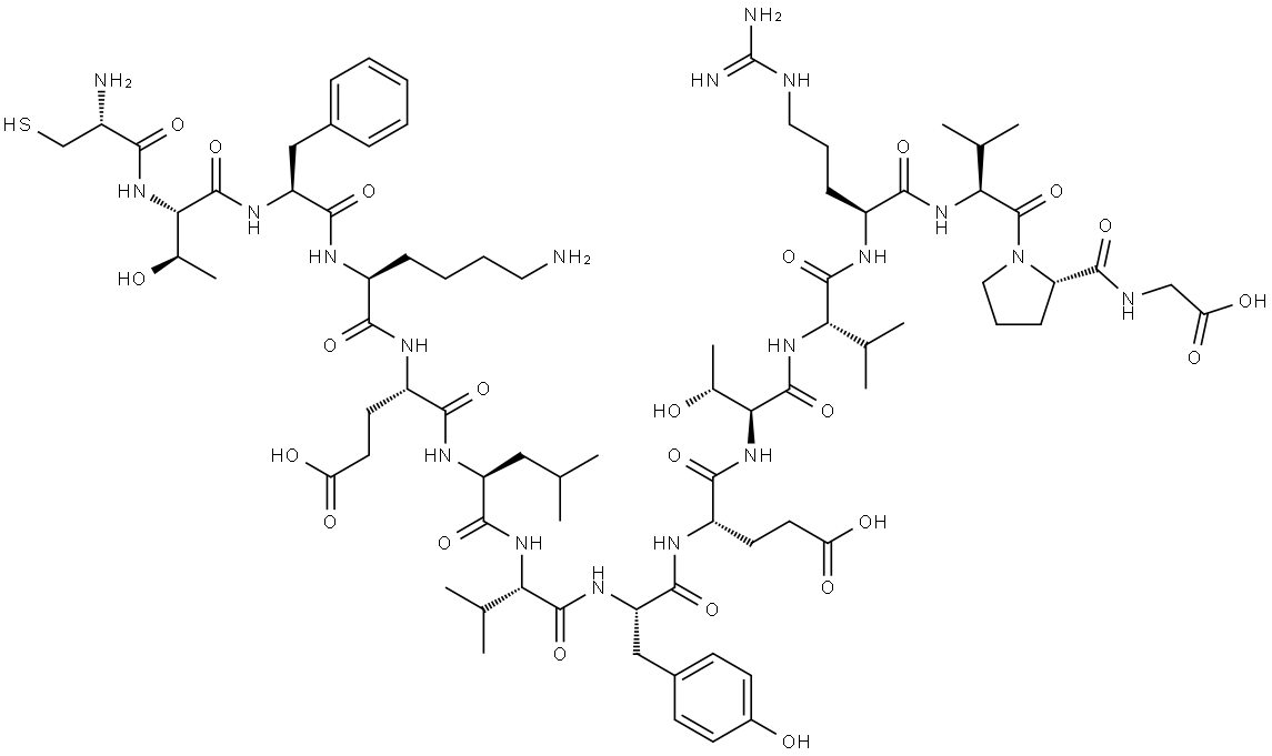 FSH-beta-(51-65) Struktur