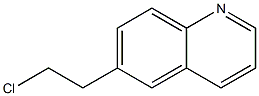 6-(2-chloroethyl)quinoline Struktur