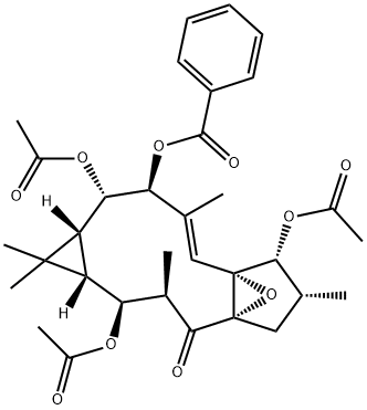 7-benzoylingol-3,8,12-triacetate Struktur