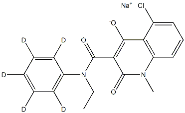 LaquiniMod-d5 SodiuM Salt Struktur