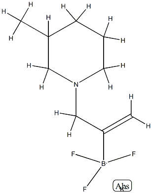 Potassium 3-(3-methylpiperidin-1-yl)prop-1-en-2-yltrifluoroborate Struktur