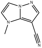 1-methyl-1H-imidazo[1,2-b]pyrazole-7-carbonitrile(SALTDATA: FREE) Struktur