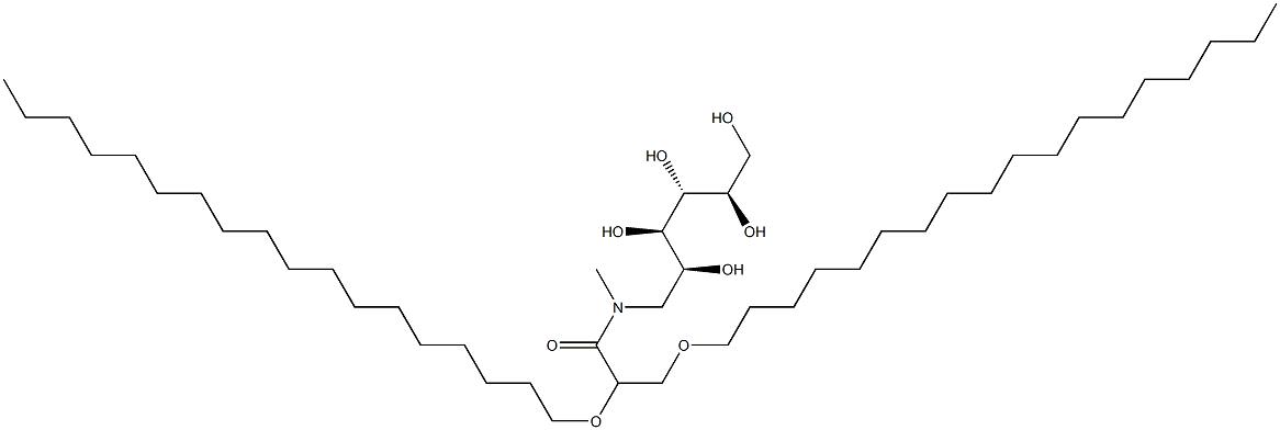 1,2-distearylglycerate-3-N-methylglucamine Struktur