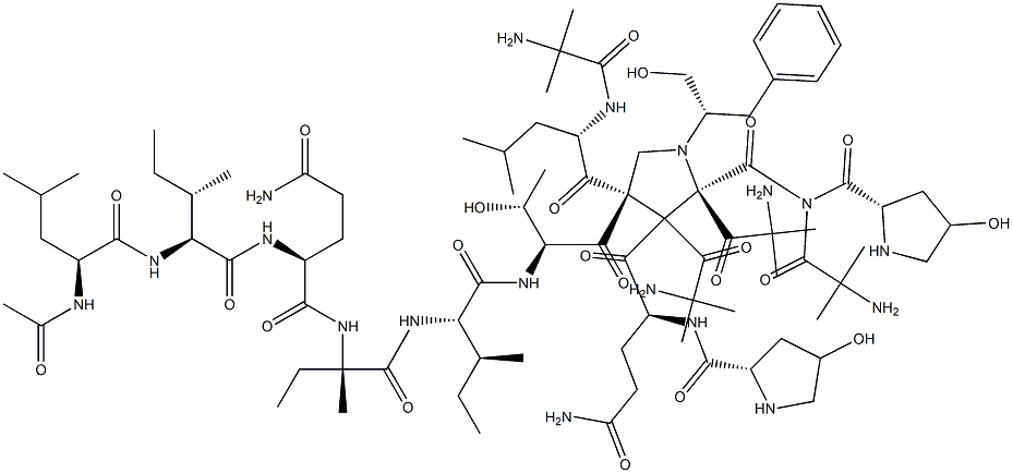 zervamicin Z-L Struktur