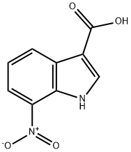 7-Nitro-1H-indole-3-carboxylic acid Struktur