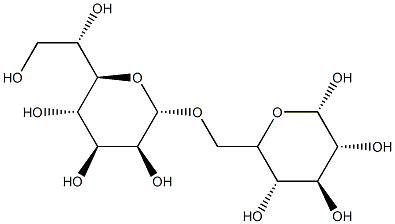 6-O-heptopyranosylglucopyranose Struktur