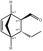 Bicyclo[2.2.1]hept-5-ene-2-carboxaldehyde, 3-ethyl-, (1R,2R,3R,4S)-rel- (9CI) Struktur