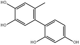 [1,1-Biphenyl]-2,3,4,4-tetrol,6-methyl-(9CI) Struktur