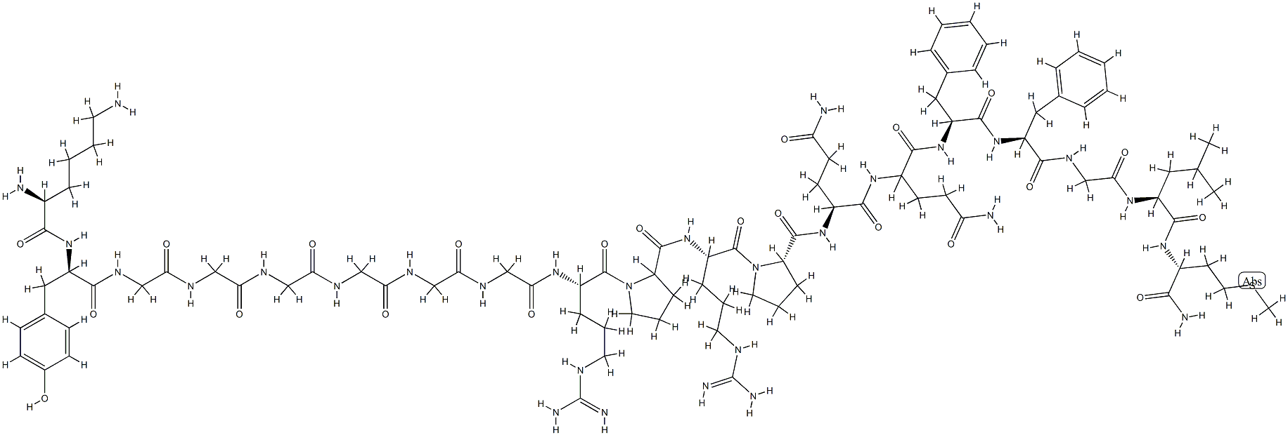 substance P, biotin-NTE-Arg(3)- Struktur