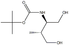 Carbamic acid, [(1R,2R)-3-hydroxy-1-(hydroxymethyl)-2-methylpropyl]-, 1,1- Struktur