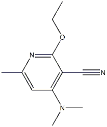 3-Pyridinecarbonitrile,4-(dimethylamino)-2-ethoxy-6-methyl-(9CI) Struktur