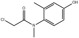 2-chloro-N-(4-hydroxy-2-methylphenyl)-N-methylacetamide Struktur