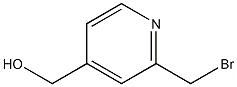 (2-(bromomethyl)pyridin-4-yl)methanol Struktur