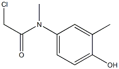 2-chloro-N-(4-hydroxy-3-methylphenyl)-N-methylacetamide Struktur