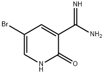 5-bromo-2-hydroxypyridine-3-carboxamidine Struktur