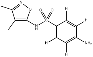 Sulfisoxazole-d4 Struktur