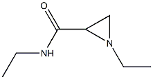 2-Aziridinecarboxamide,N,1-diethyl-(9CI) Struktur