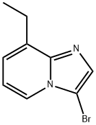 3-bromo-8-ethylimidazo[1,2-a]pyridine Struktur