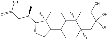 norursocholic acid Struktur