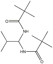 N-isobutylidenedipivalamide Struktur