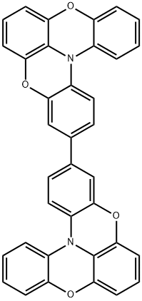 3,3'-Bi[1,4]benzoxazino[2,3,4-kl]phenoxazine Struktur