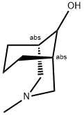 (1R,5S,9-anti)-3-Methyl-3-azabicyclo[3.3.1]nonane-9-ol Struktur