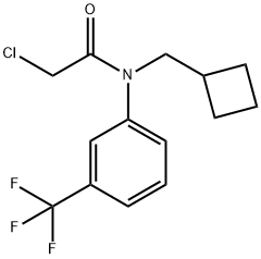 2-chloro-N-(cyclobutylmethyl)-N-(3(trifluoromethyl)phenyl)acetamide Structure