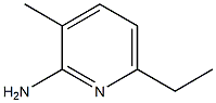 2-Pyridinamine,6-ethyl-3-methyl-(9CI) Struktur