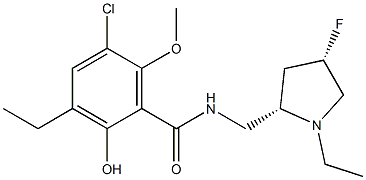 4-fluoroeticlopride Struktur