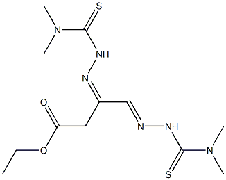 ethyl 3,4-dioxobutyrate-di-(4,4-dimethylthiosemicarbazone) Struktur