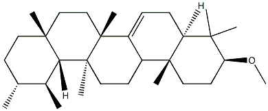 3β-Methoxybauer-7-ene Struktur