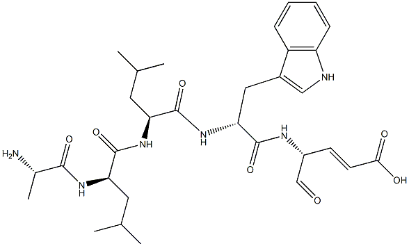 Cyclo(leu-leu-trp-glu-ala) Struktur