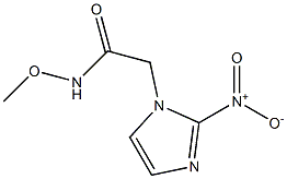 2-nitroimidazole-1-methylacetohydroxamate Struktur