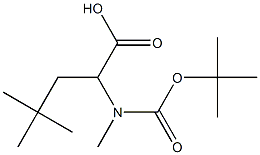 (R,S)-(Tert-Butoxy)Carbonyl N-Me-tBuAla-OH Struktur