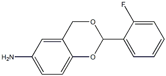 4H-1,3-Benzodioxin-6-amine,2-(2-fluorophenyl)-(9CI) Struktur