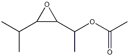 Oxiranemethanol,alpha-methyl-3-(1-methylethyl)-,acetate,[2S-[2alpha(S*),3bta]]-(9CI) Struktur