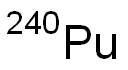 PLUTONIUM-240 Struktur