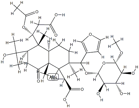 NOMILINICACID17-BETA-D-GLUCOPYRANOSIDE Struktur