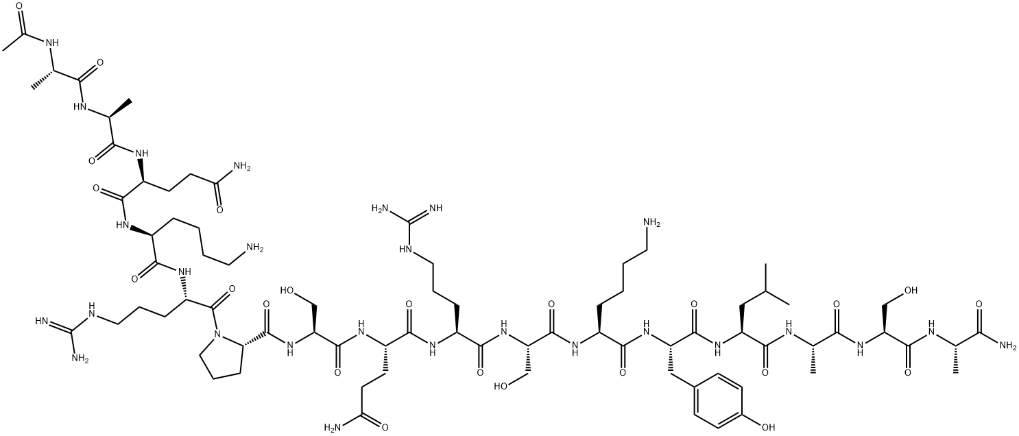 myelin peptide amide-16 Struktur