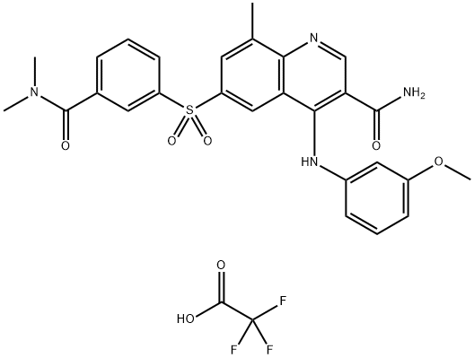 GSK-256066 (2,2,2-trifluoroacetic acid) Struktur