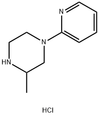 3-Methyl-1-(pyridin-2-yl)piperazine hydrochloride Struktur